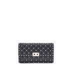 Calf Leather Rockstud Spike Shoulder Bag