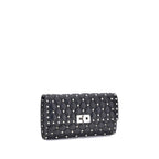 Calf Leather Rockstud Spike Shoulder Bag