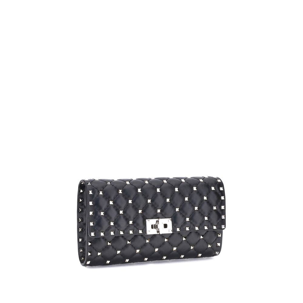 Calf Leather Rockstud Spike Shoulder Bag