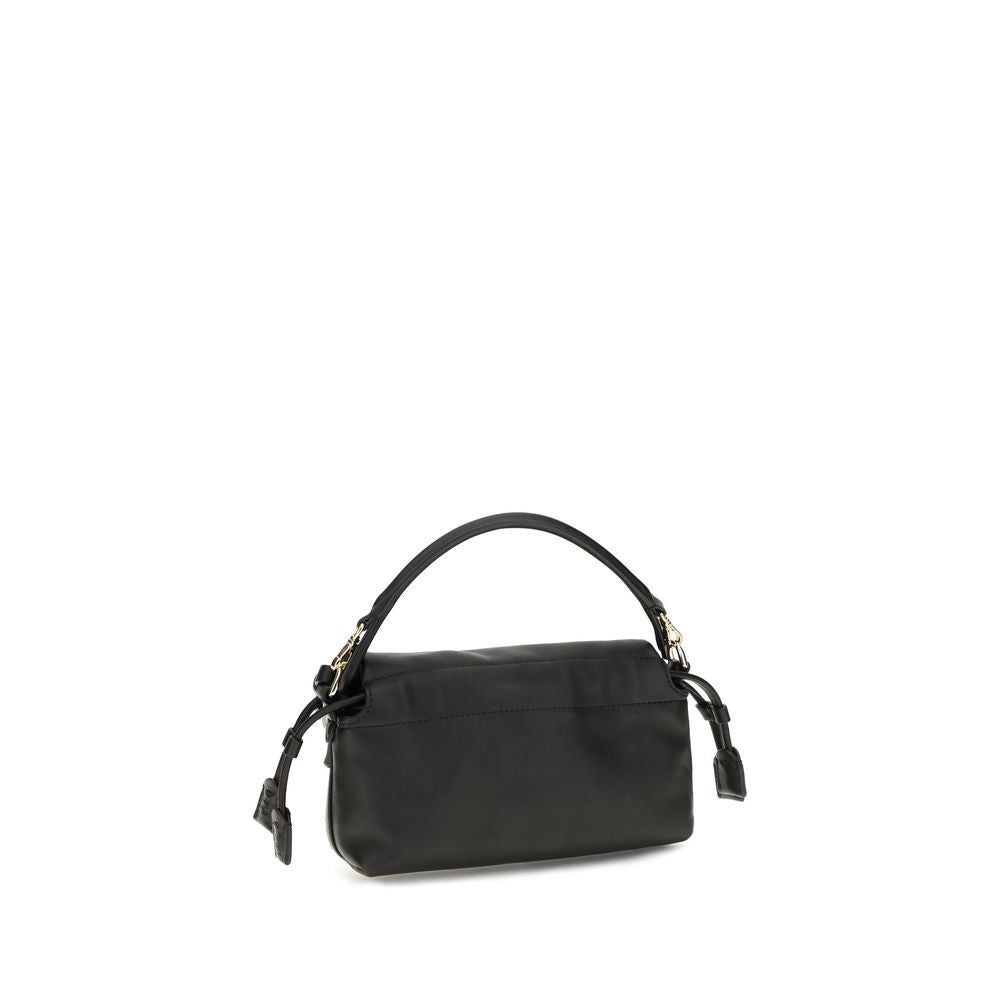 Small Nappa Leather Baguette Handbag