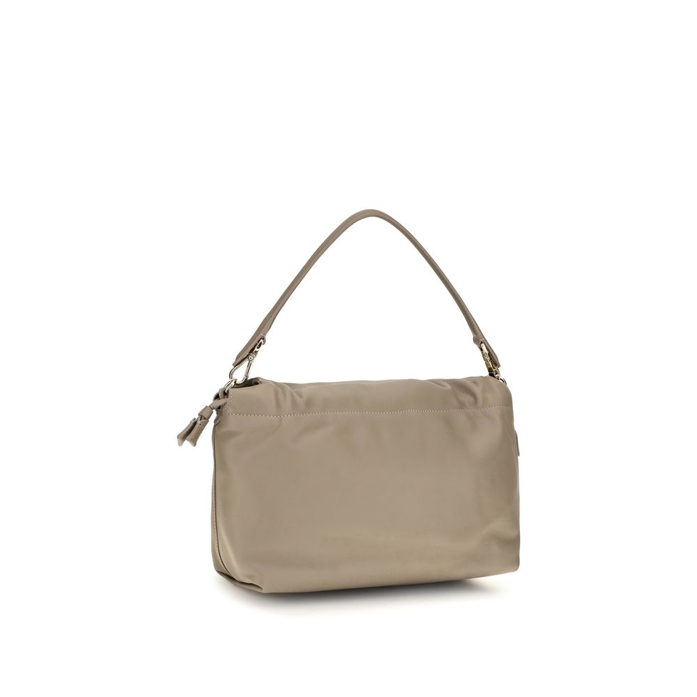 Soft Calf Leather Baguette Shoulder Bag