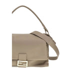Soft Calf Leather Baguette Shoulder Bag