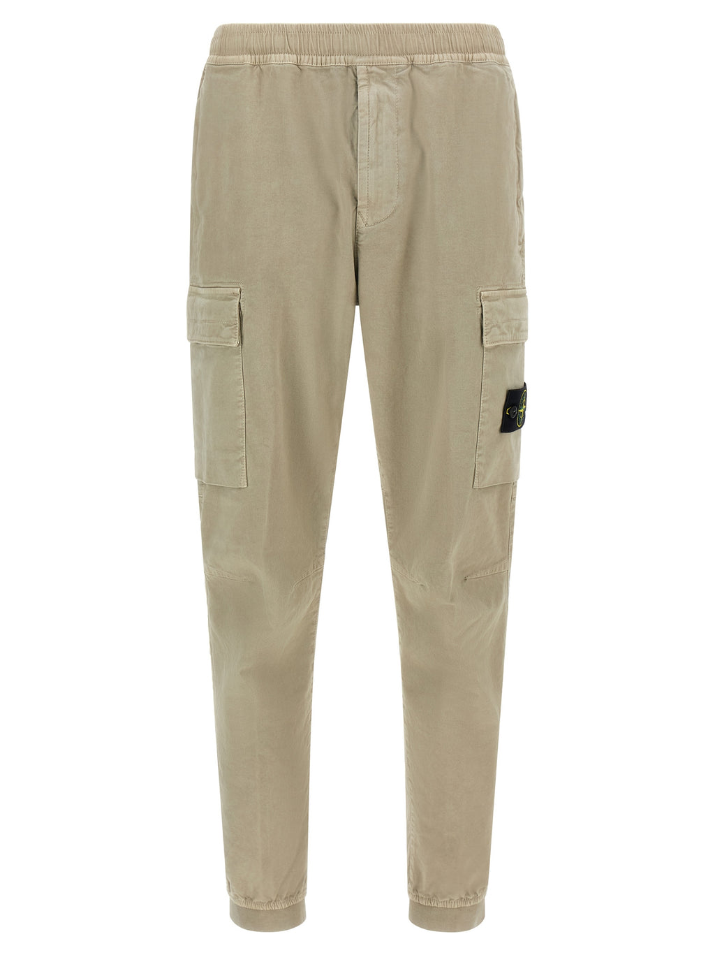 Garment-Dyed Cotton Cargo Pants