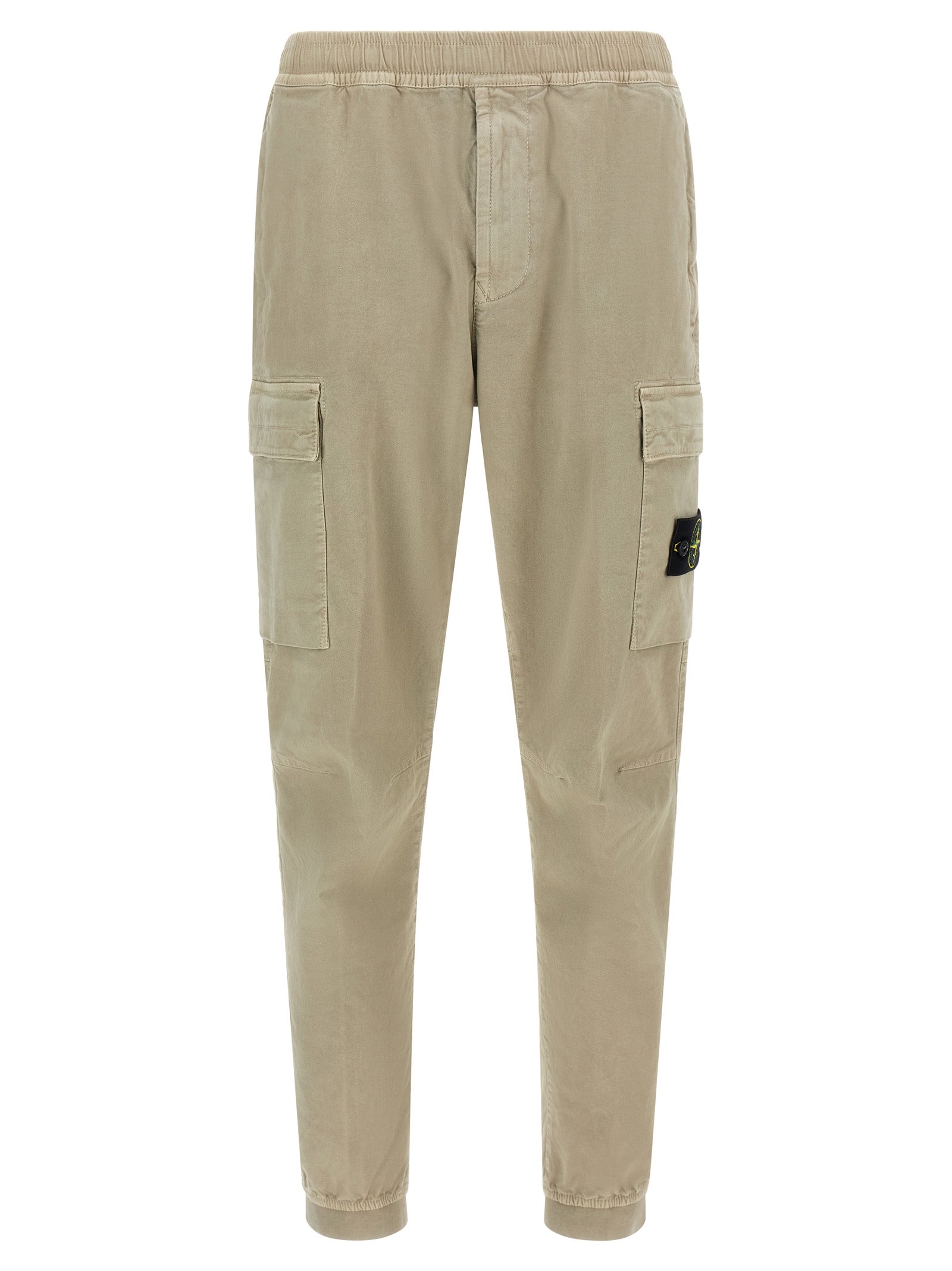 Garment-Dyed Cotton Cargo Pants