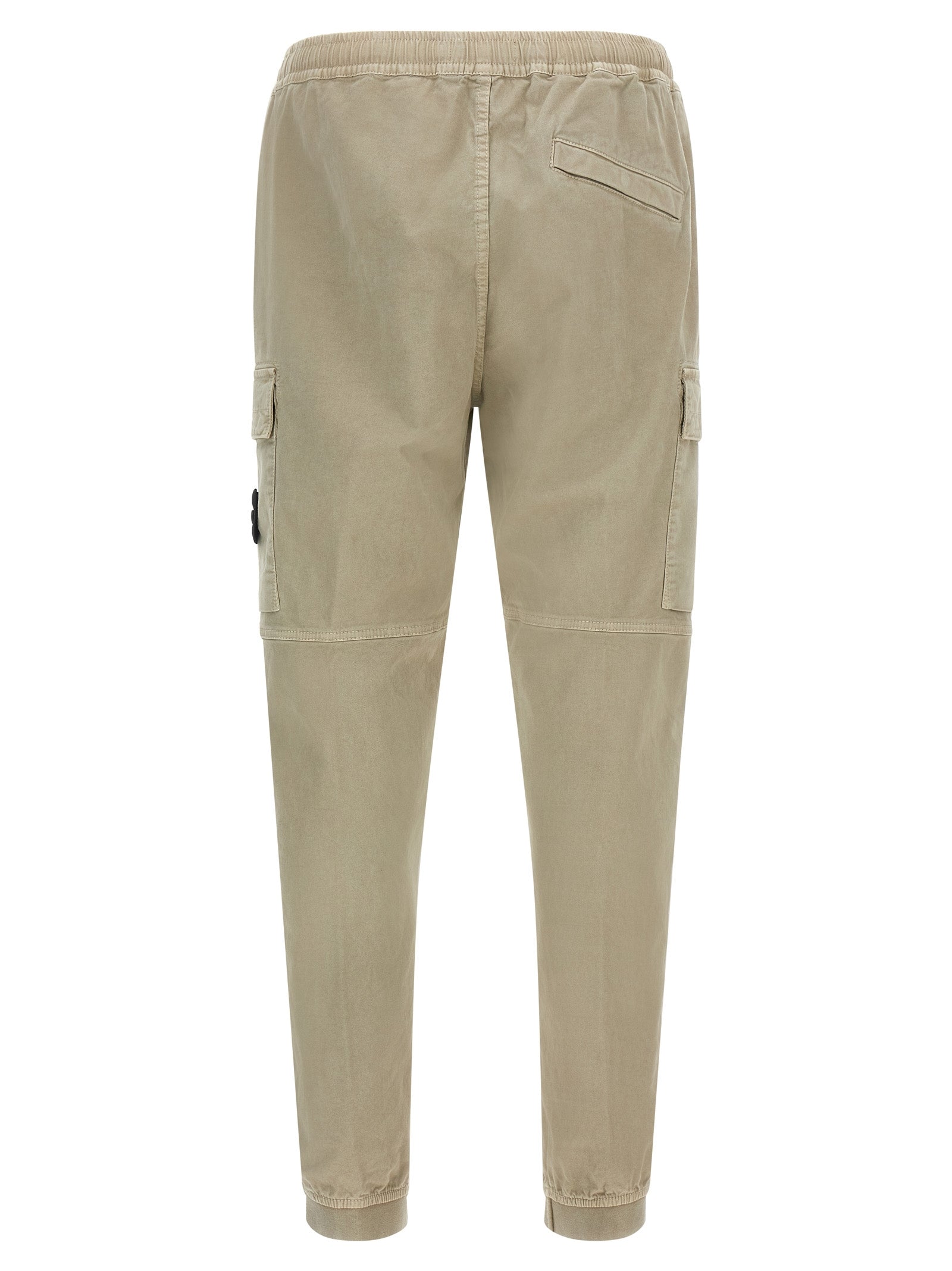 Garment-Dyed Cotton Cargo Pants