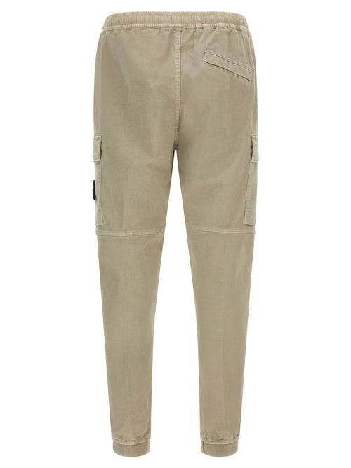Garment-Dyed Cotton Cargo Pants