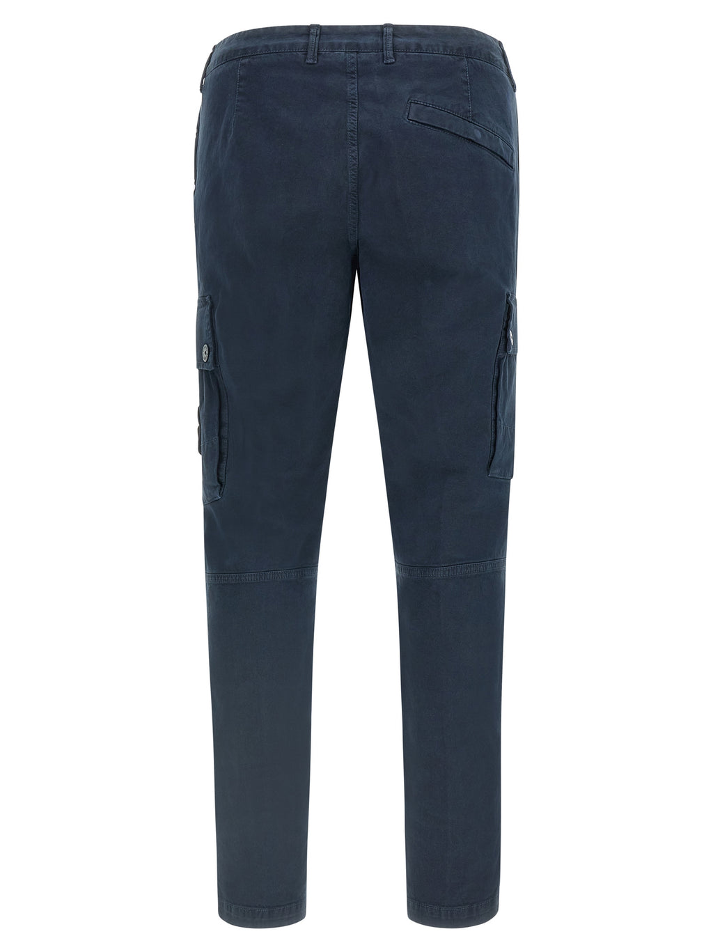 Navy Organic Stretch Cargo Pants
