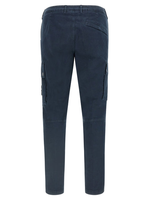 Navy Organic Stretch Cargo Pants