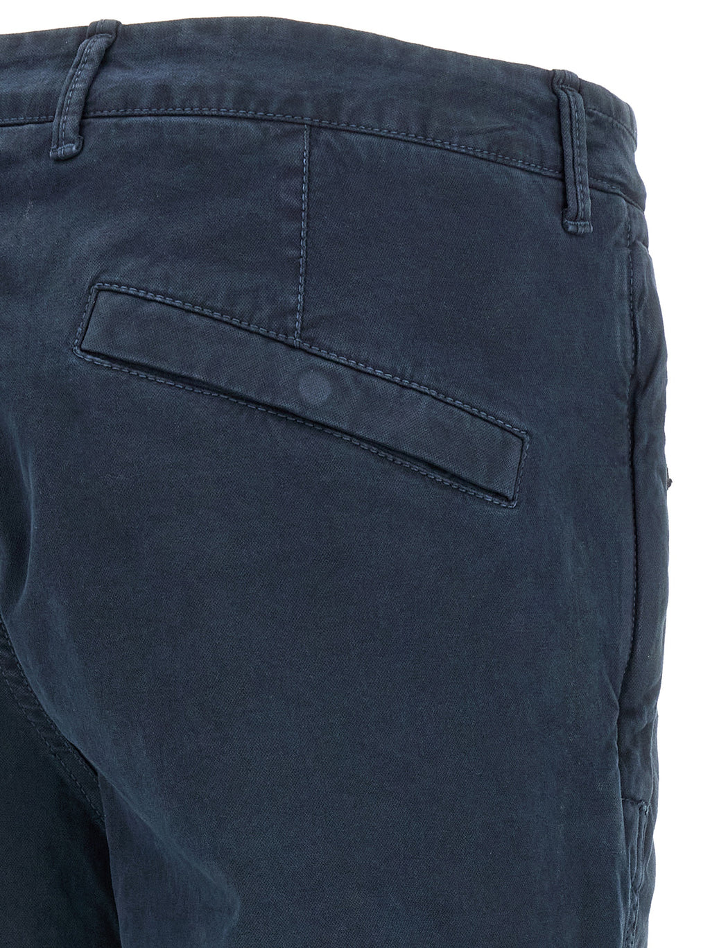 Navy Organic Stretch Cargo Pants