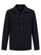 Blue Pure Oasi Cashmere Overshirt