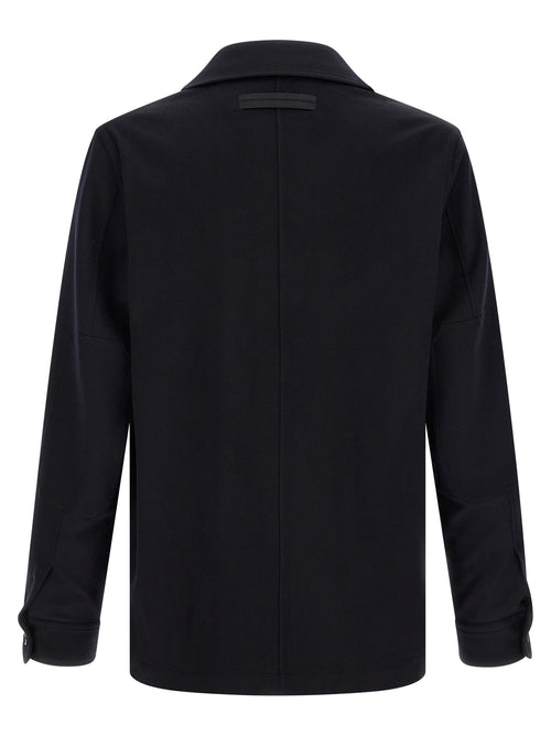 Blue Pure Oasi Cashmere Overshirt