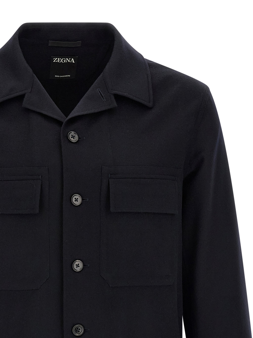 Blue Pure Oasi Cashmere Overshirt