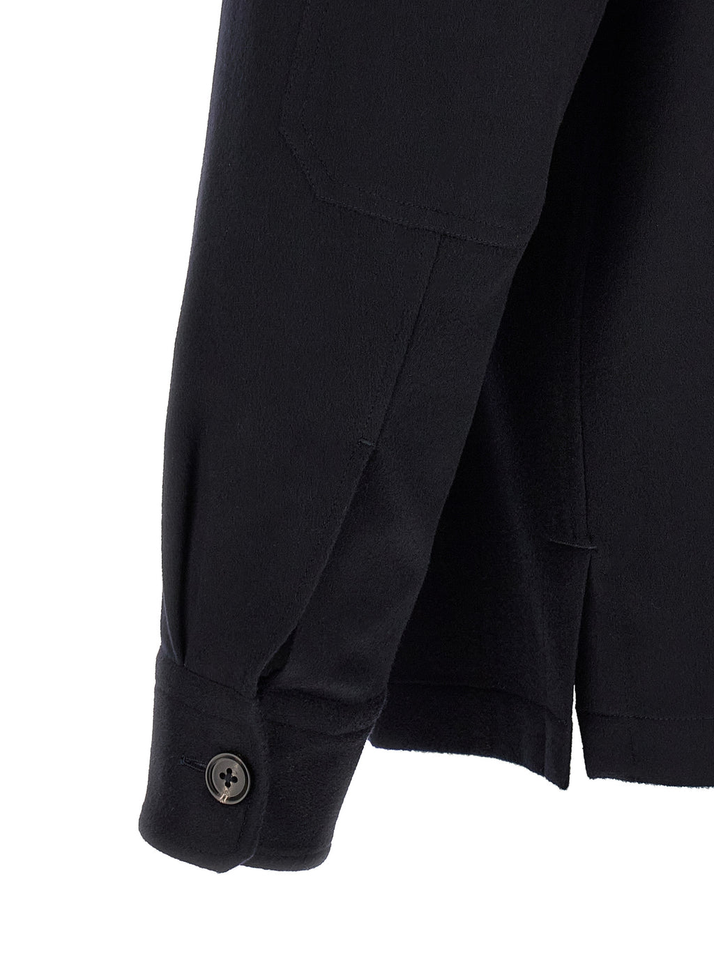 Blue Pure Oasi Cashmere Overshirt