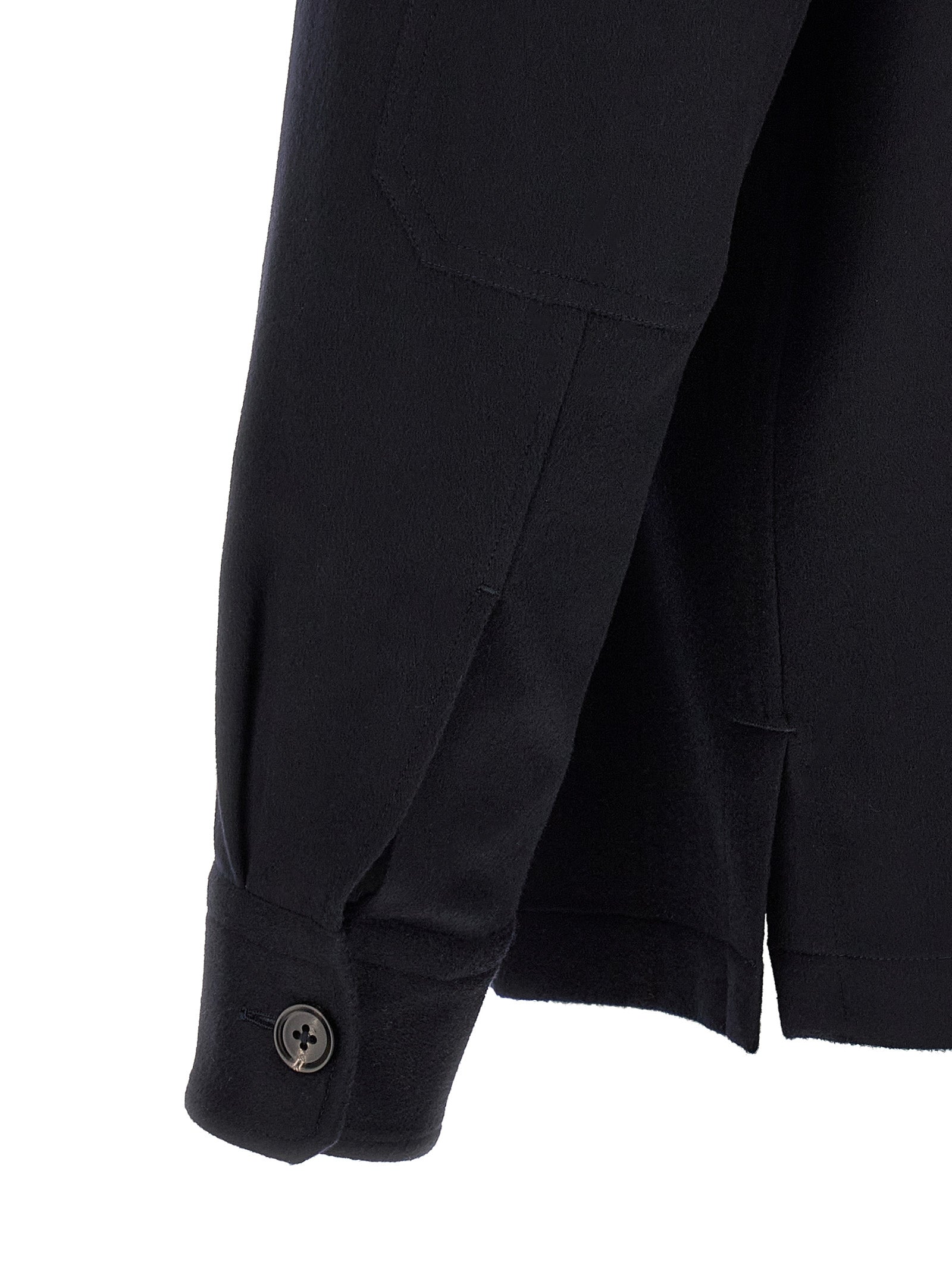 Blue Pure Oasi Cashmere Overshirt