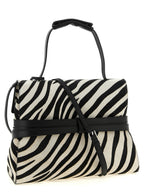 Zebra‑Print Calfskin Handbag