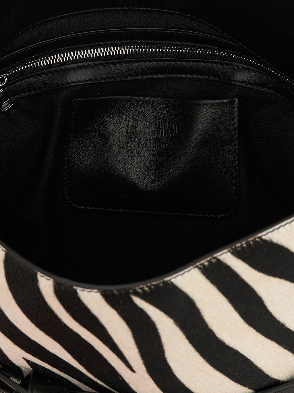 Zebra‑Print Calfskin Handbag