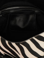 Zebra‑Print Calfskin Handbag