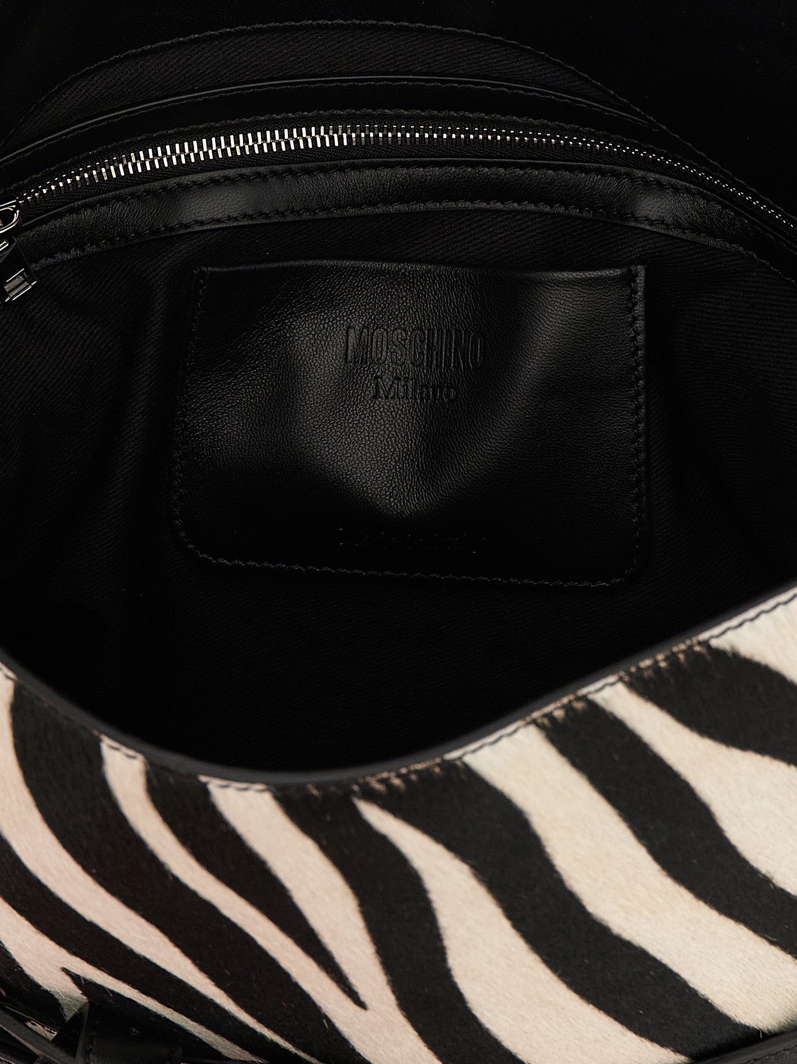 Zebra‑Print Calfskin Handbag