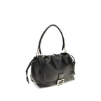 Baguette Soft Calf Leather Shoulder Bag