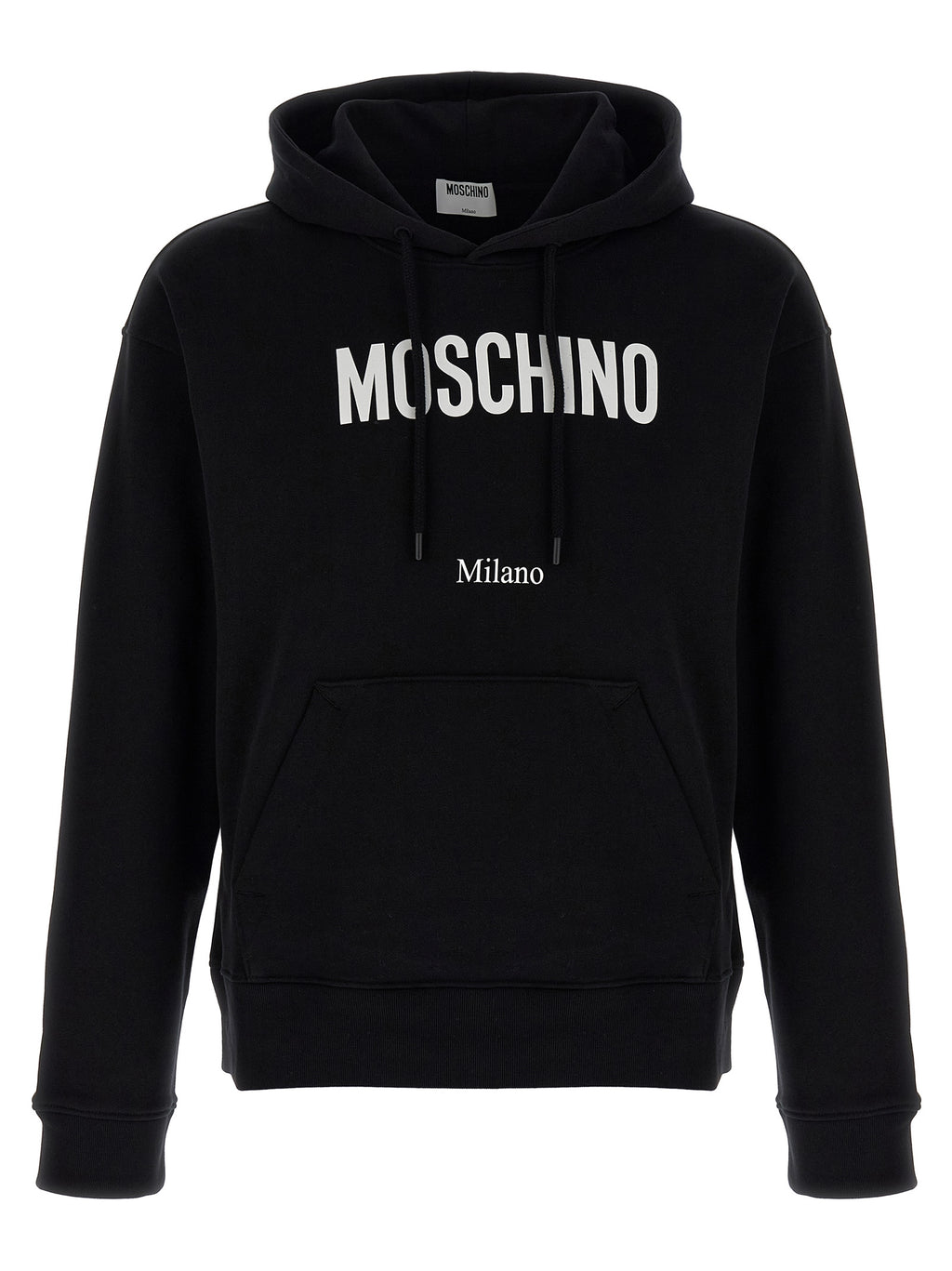 Black Cotton Hoodie