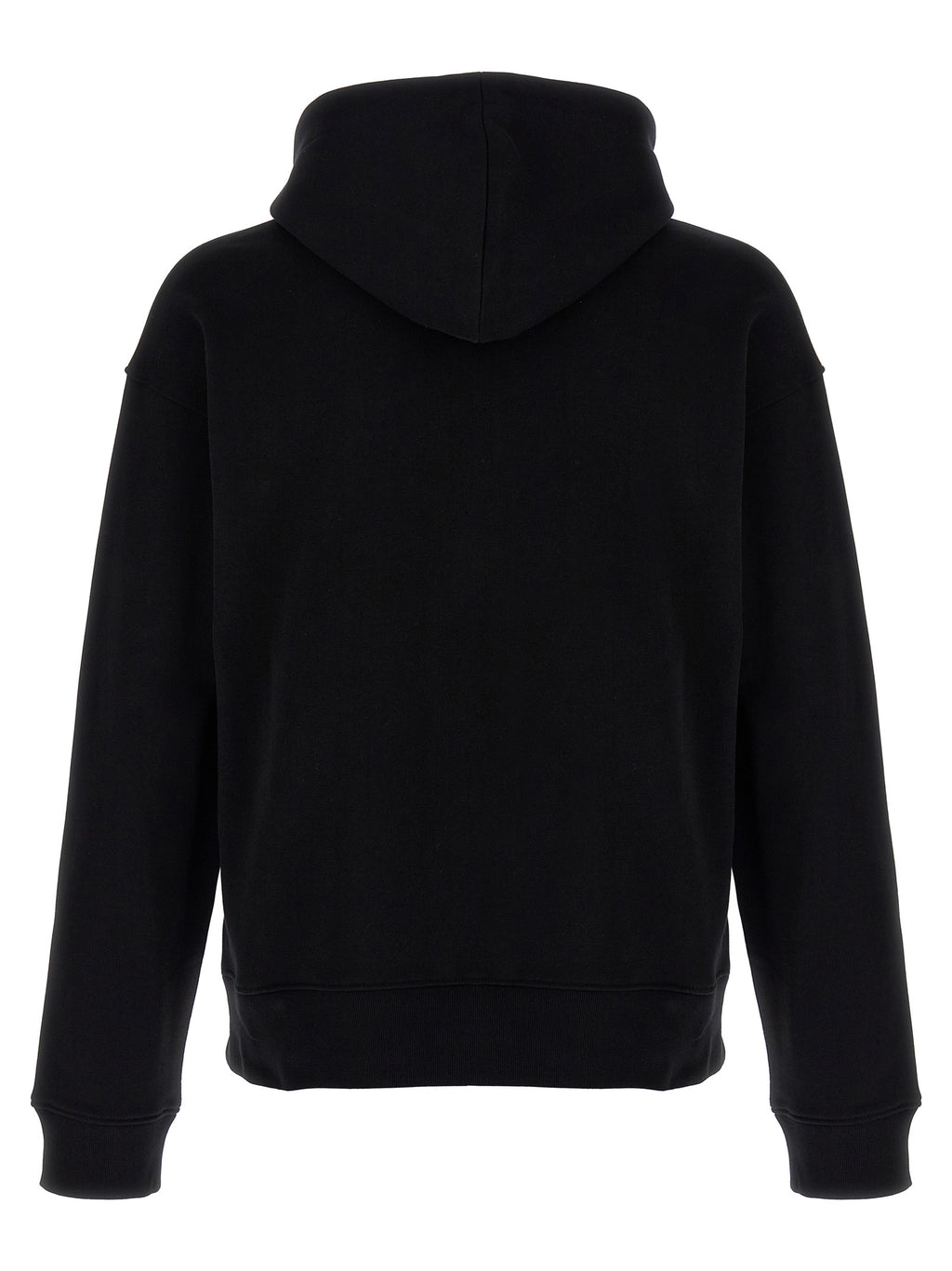 Black Cotton Hoodie