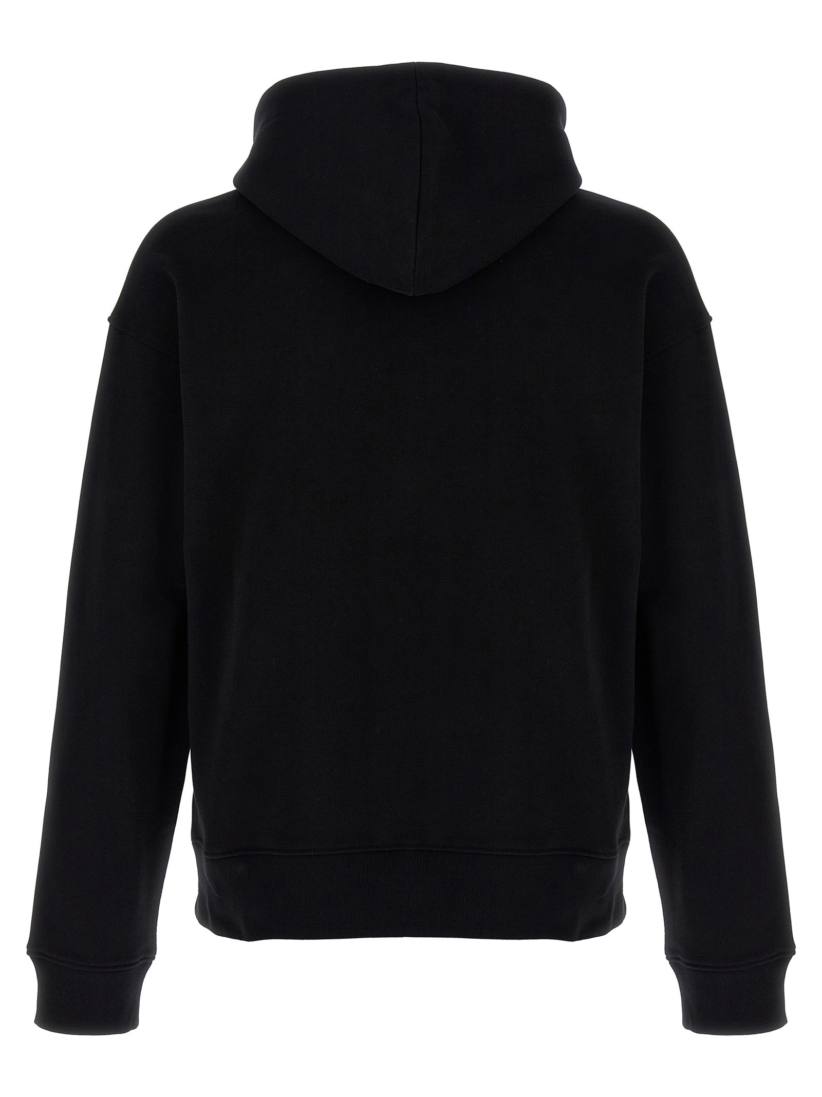 Black Cotton Hoodie