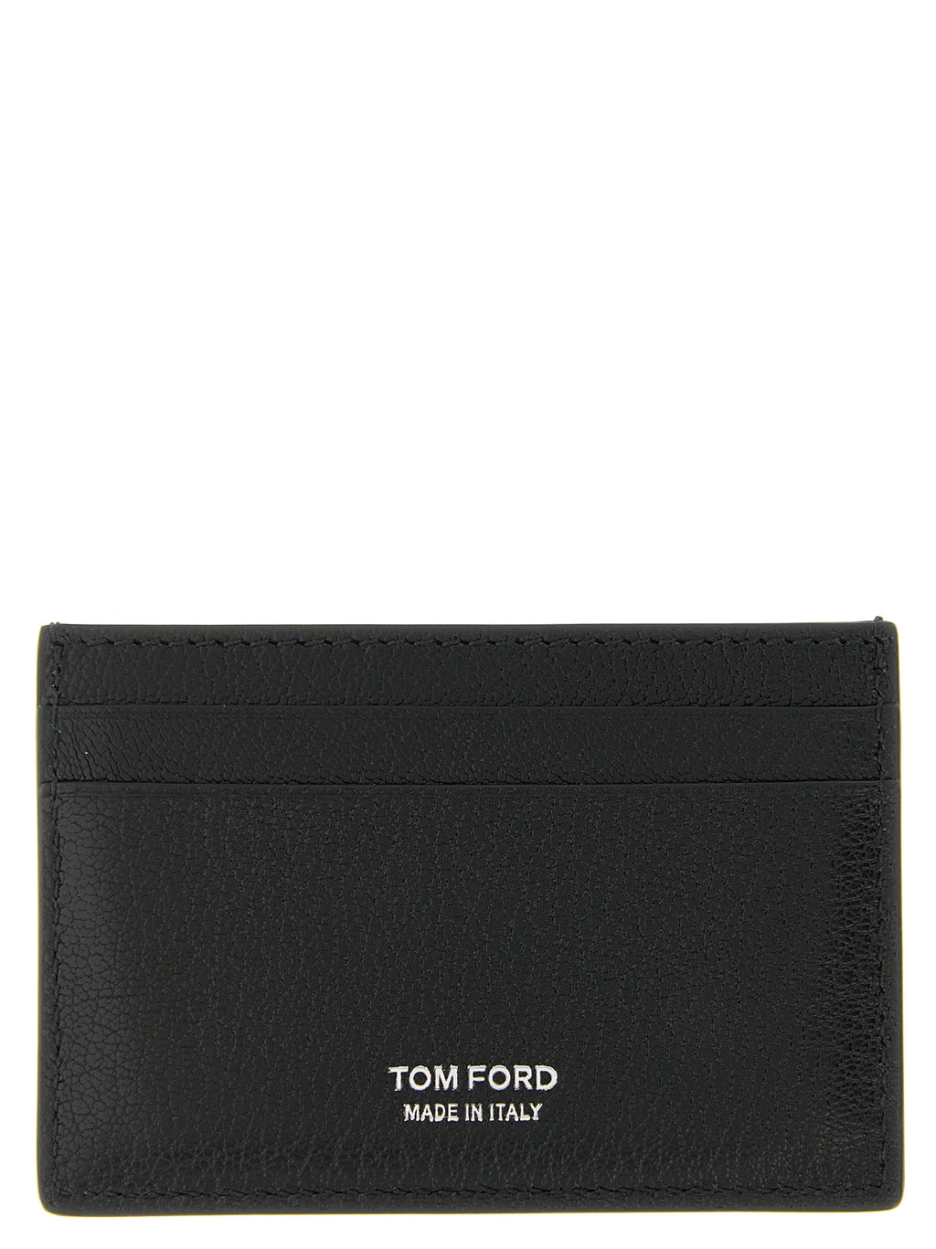 Black T-Line Goatskin Cardholder
