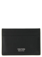 Black T-Line Goatskin Cardholder
