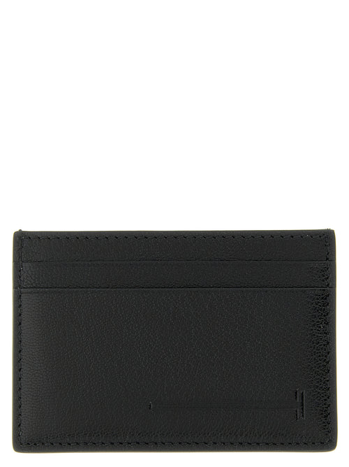 Black T-Line Goatskin Cardholder