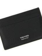 Black T-Line Goatskin Cardholder
