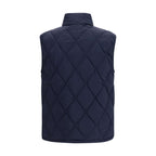 Blue Polyamide Down Vest