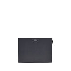 Grained Calfskin VLogo Signature Pouch