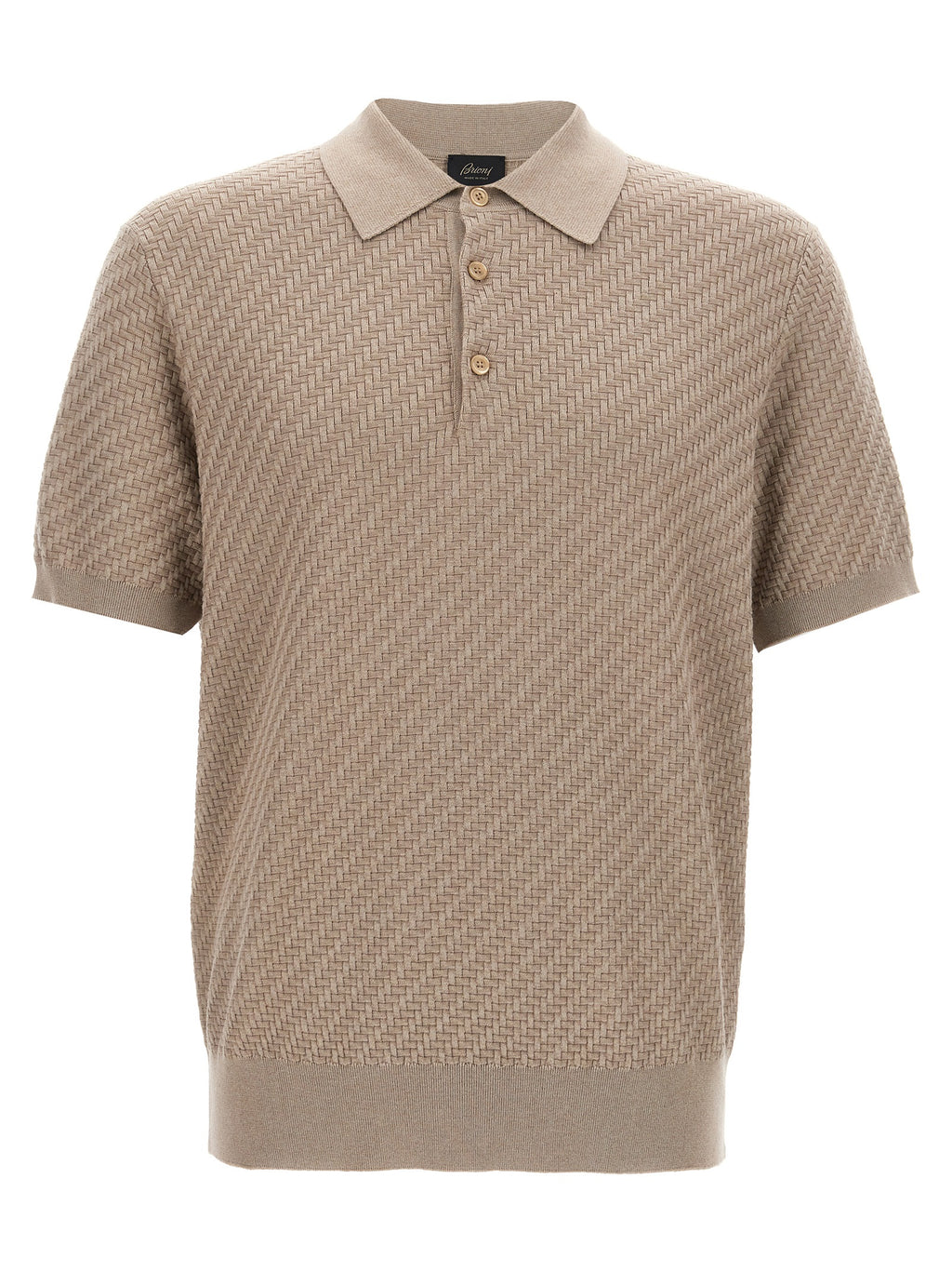 Silk-Cotton Polo Shirt