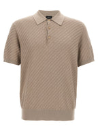 Silk-Cotton Polo Shirt
