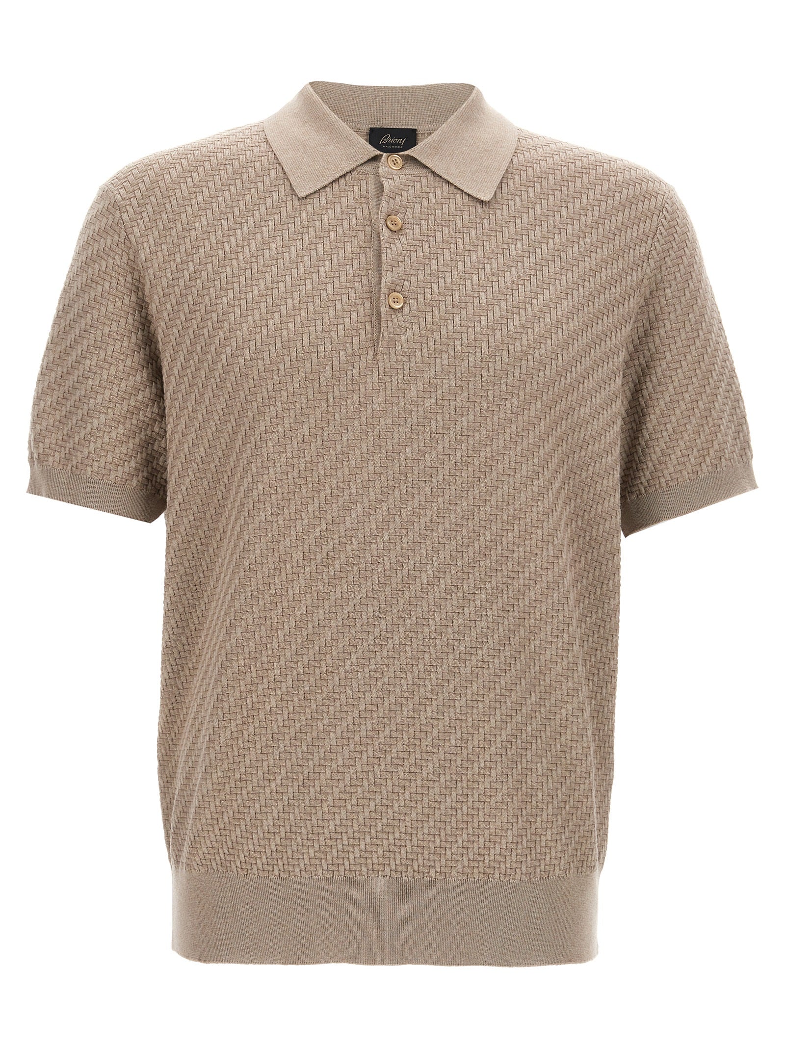 Silk-Cotton Polo Shirt