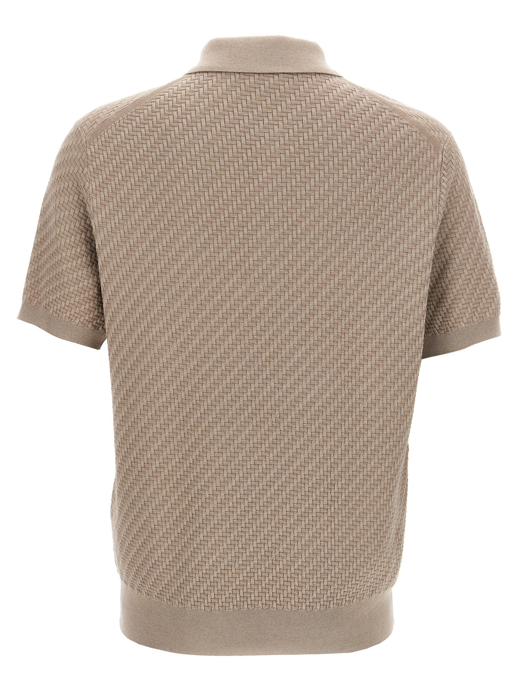 Silk-Cotton Polo Shirt