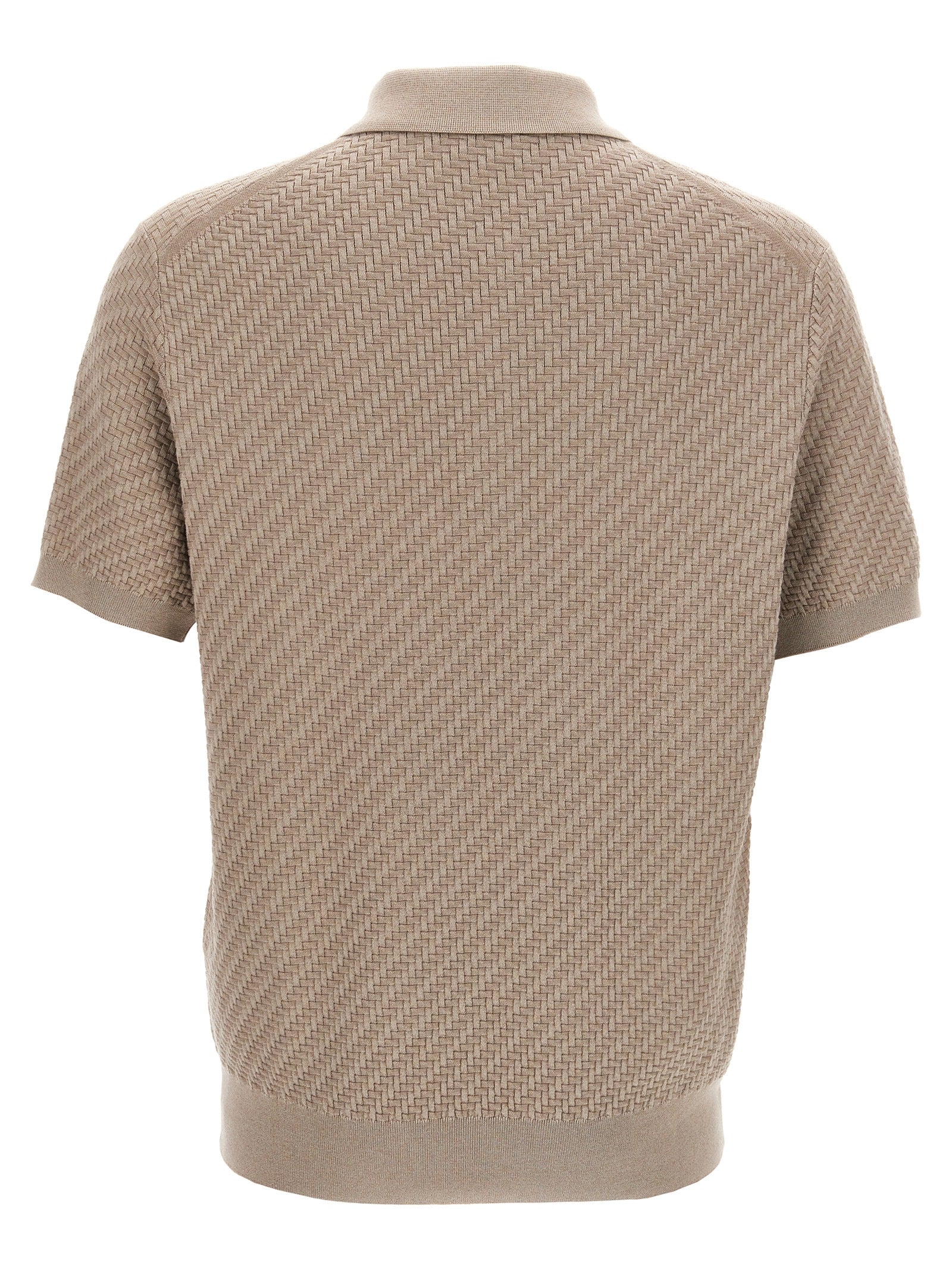 Silk-Cotton Polo Shirt
