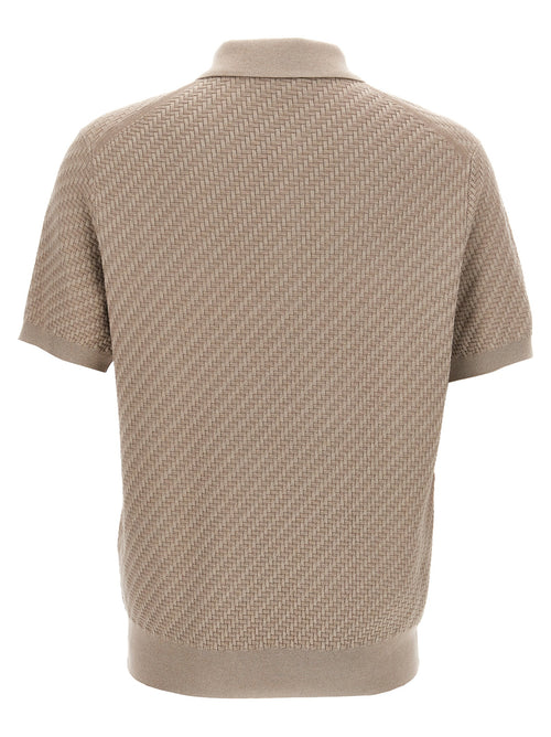 Silk-Cotton Polo Shirt