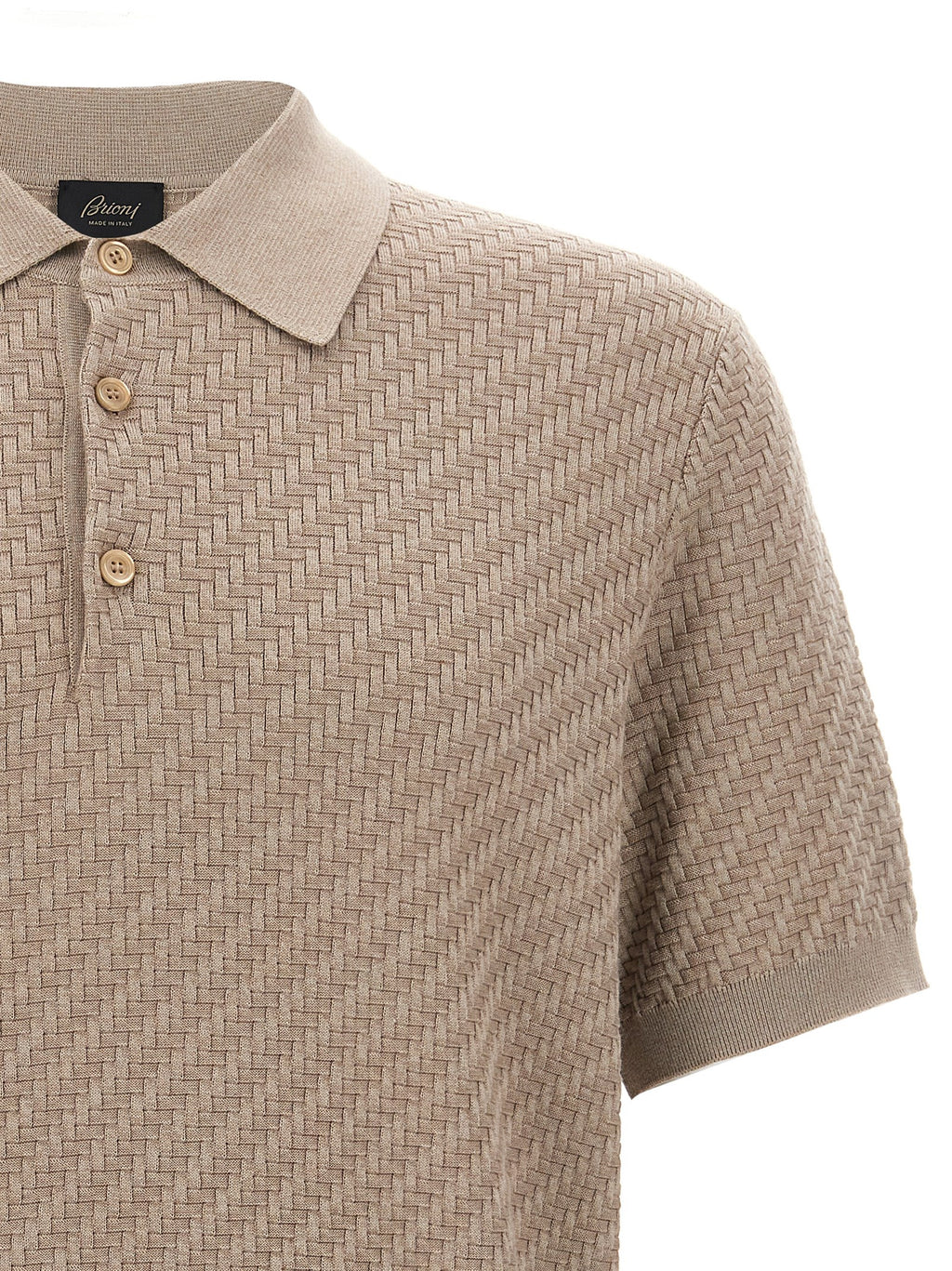 Silk-Cotton Polo Shirt