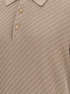 Silk-Cotton Polo Shirt