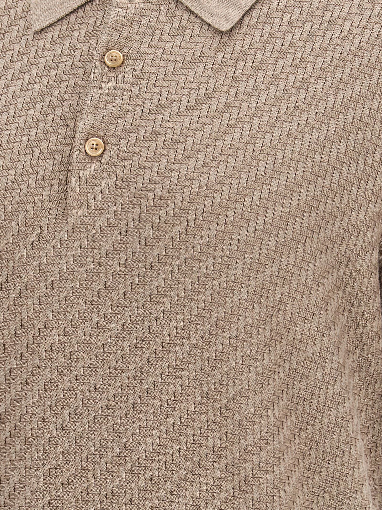 Silk-Cotton Polo Shirt