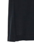 Blue Cotton Piqué Polo