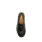 Black Calfskin Ateneo Slip-On Loafers