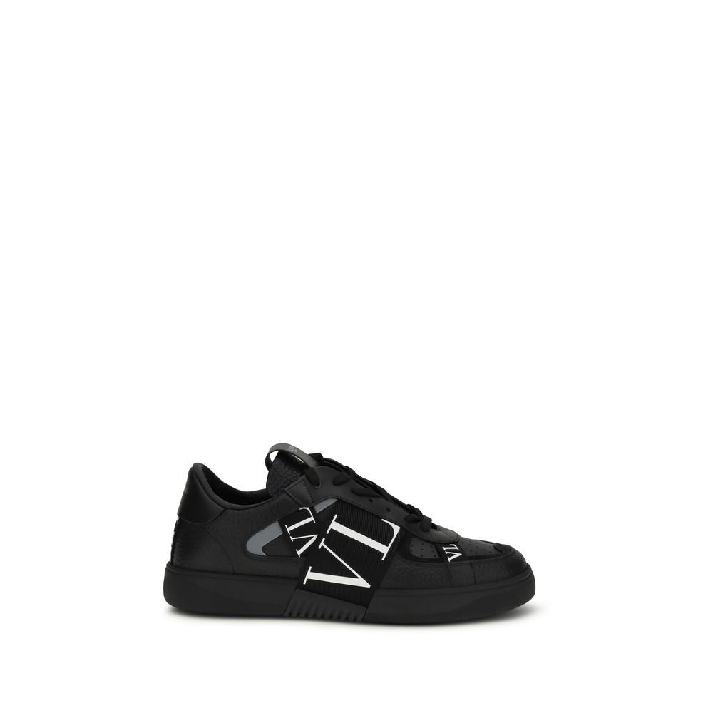 Calfskin Low‑Top Sneakers