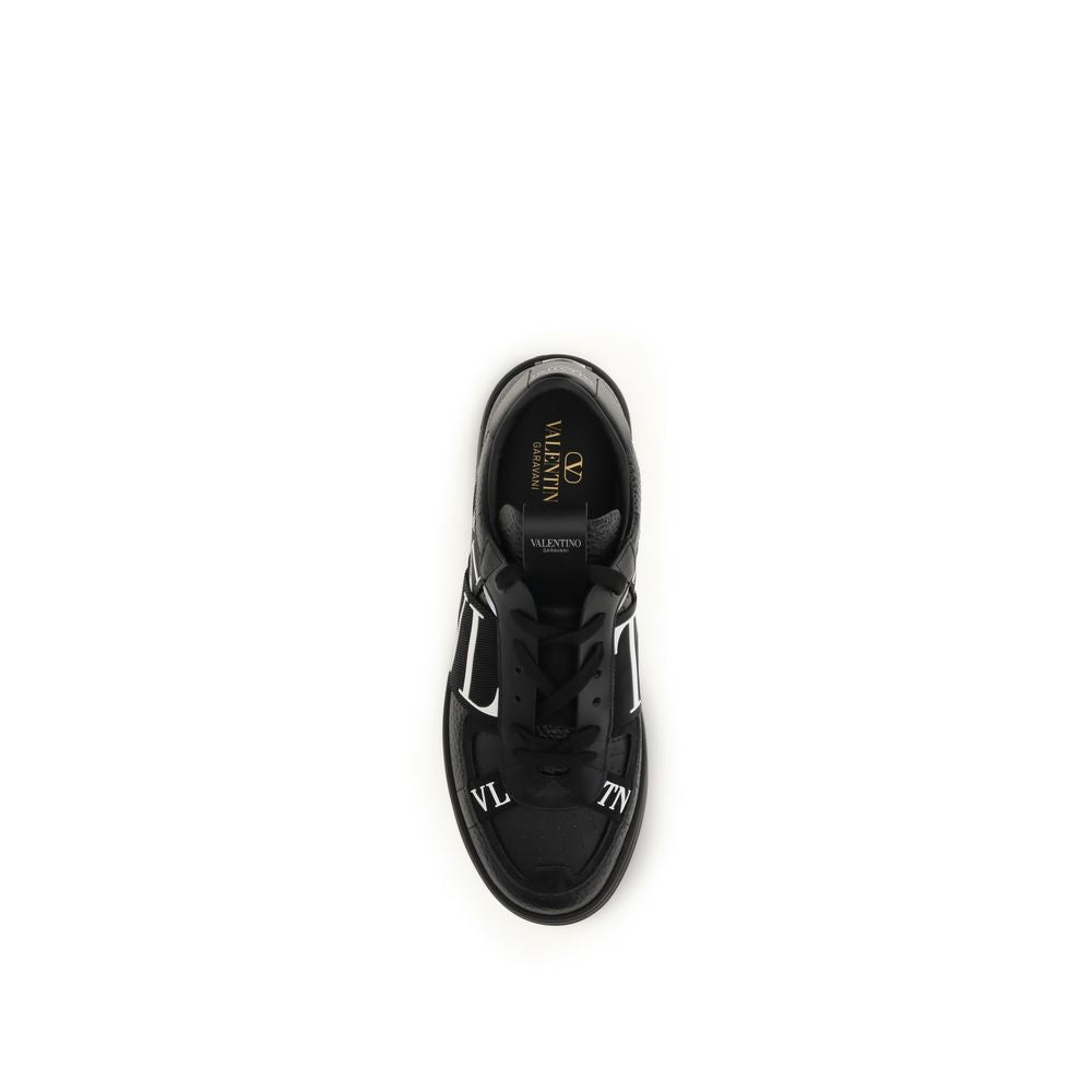 Calfskin Low‑Top Sneakers
