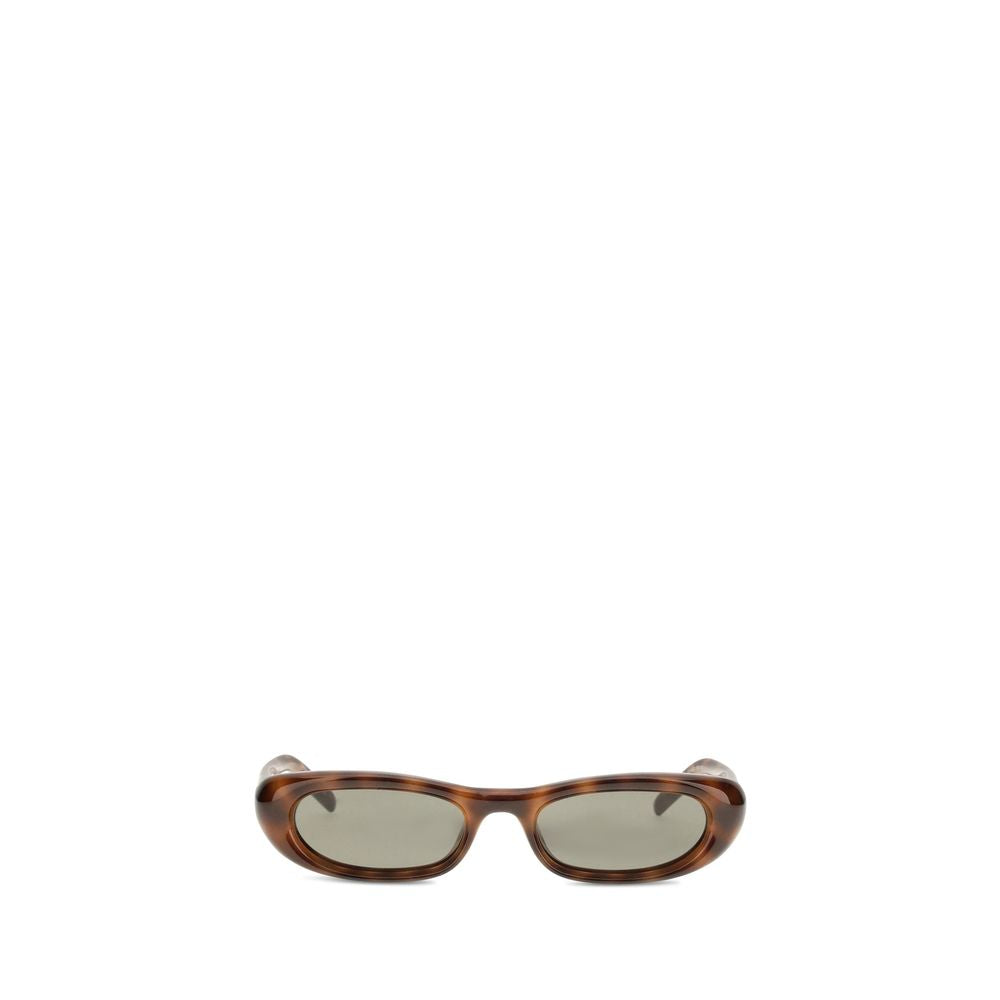 Oval Tortoiseshell Acetate Sunglasses
