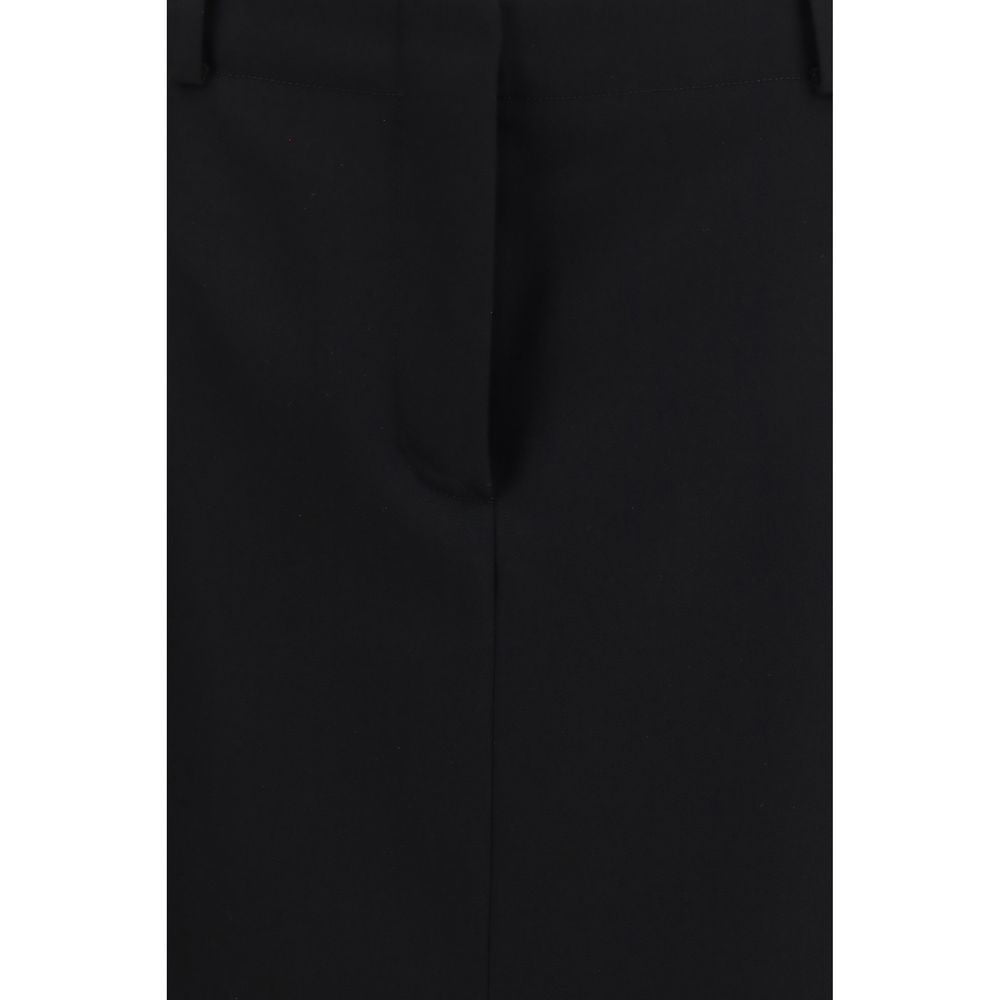 Grain de Poudre Wool Midi Skirt