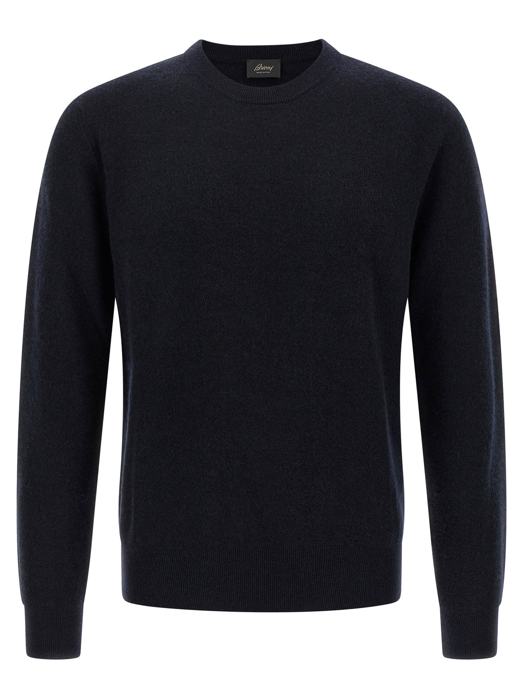 Cashmere and Wool Blend Crew Neck Cardigan