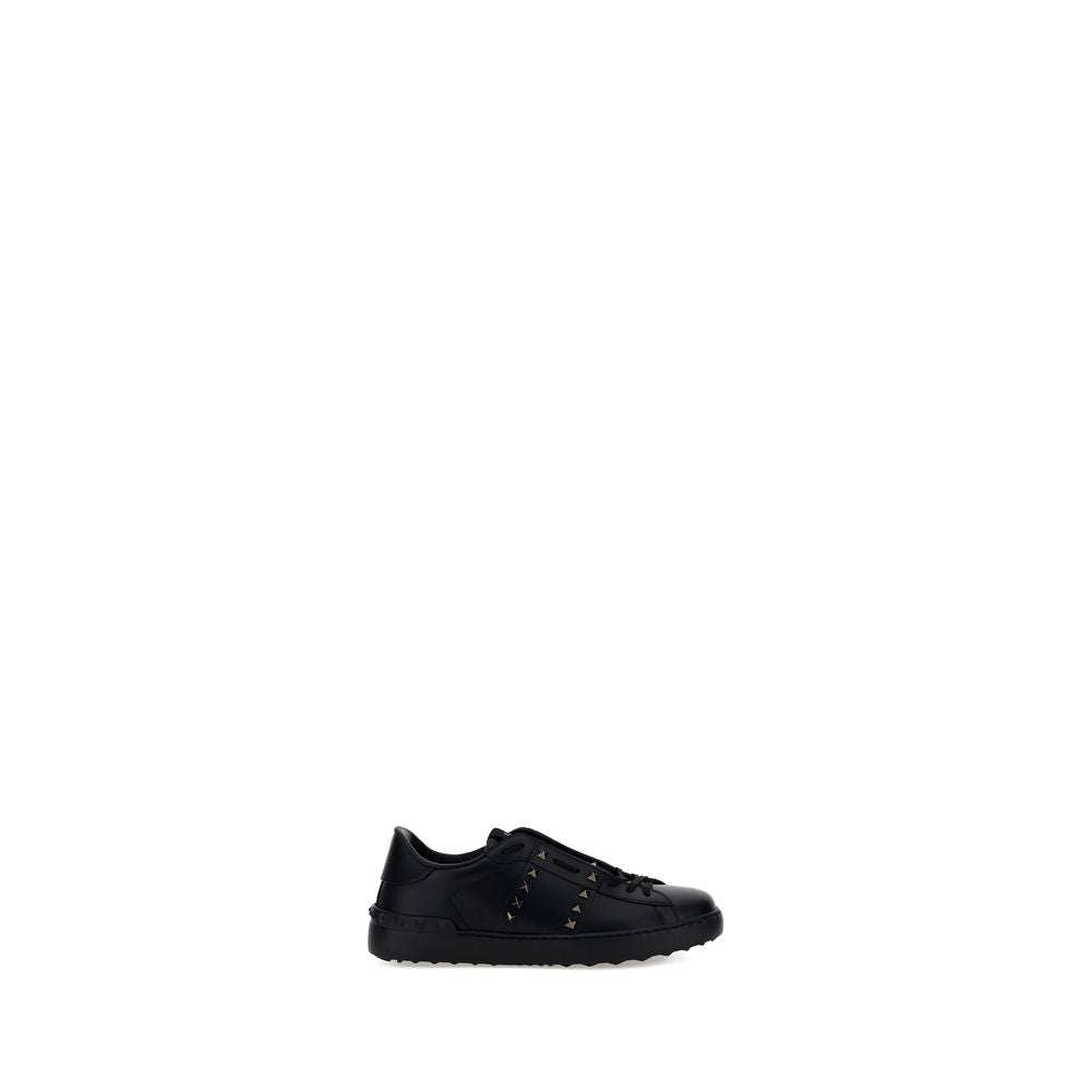 Calfskin Rockstud Untitled Sneakers