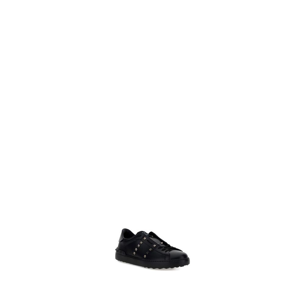 Calfskin Rockstud Untitled Sneakers
